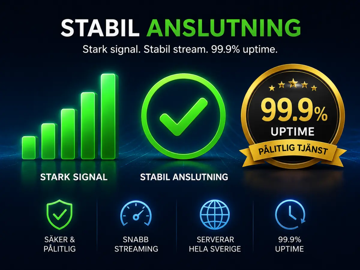 Optimera internetuppkoppling för stabil IPTV-streaming utan buffring